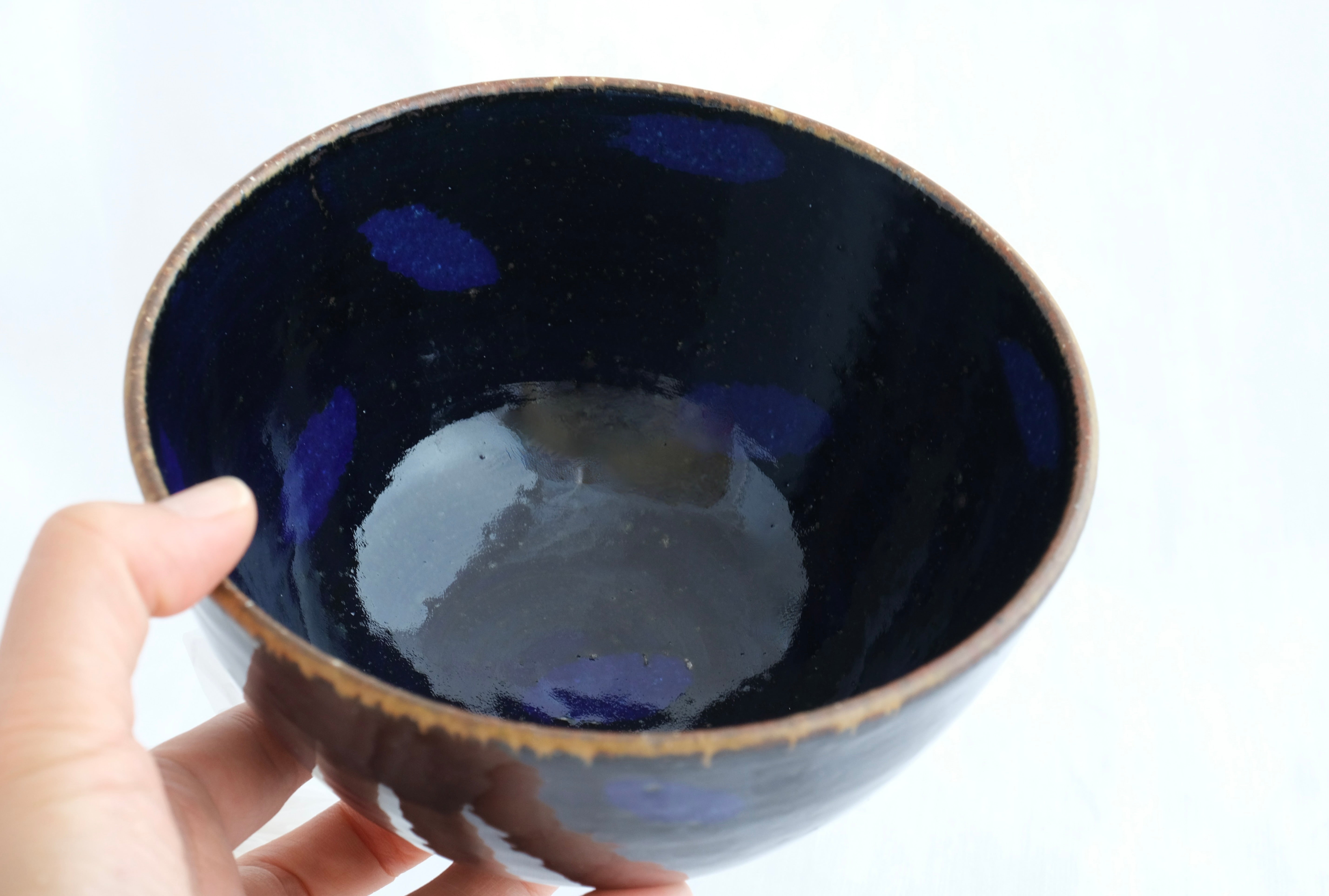 青釉 小どんぶり(点文様)