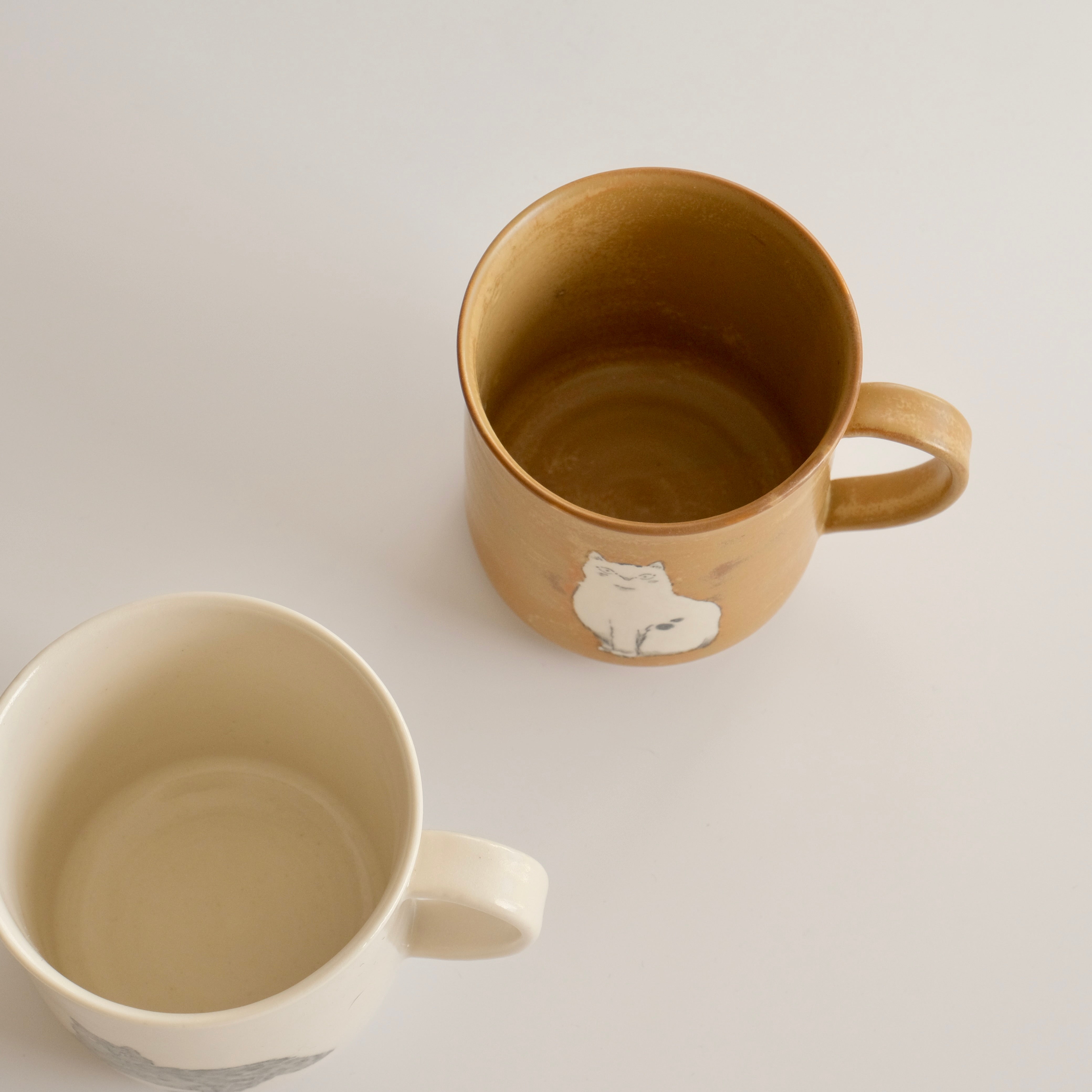 猫 マグカップ(白)